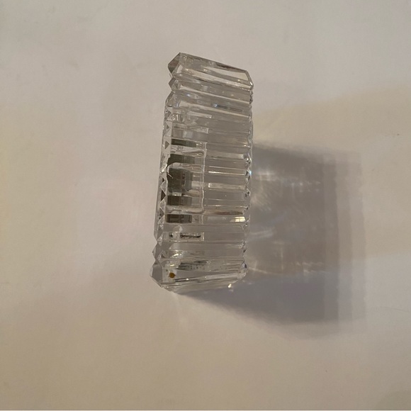 WATERFORD CRYSTAL CLOCK RECTANGLE QUARTZ BATTERY SIGNED IRELAND HOME DECOR - Picture 5 of 10